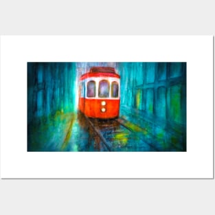 Rainy Trolley Posters and Art